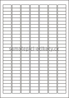 Etikety PRINT 25,4x10 mm (100xA4) - krémový strukturovaný papír