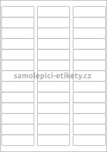 Etikety PRINT 64x21 mm (100xA4) - krémový strukturovaný papír