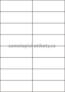 Etikety PRINT 105x37 mm (100xA4) - krémový strukturovaný papír