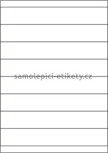 Etikety PRINT 210x33,8 mm (100xA4) - krémový strukturovaný papír