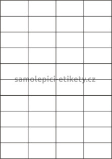 Etikety PRINT 52,5x29,7 mm (1000xA4) - bílý strukturovaný papír