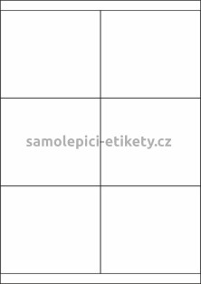 Etikety PRINT 105x92 mm (100xA4) - bílý strukturovaný papír