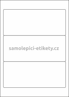 Etikety PRINT 190x80 mm (1000xA4) - bílý strukturovaný papír