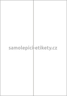 Etikety PRINT 105x297 mm (100xA4) - hnědý proužkovaný papír