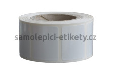 Etikety na kotouči 25x10 mm polyetylenové bílé lesklé (76/6000)