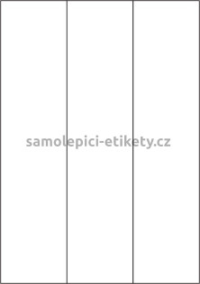 Etikety PRINT 70x297 mm bílé lesklé (1000xA4)