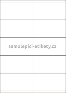 Etikety PRINT 105x57 mm bílé snímatelné (100xA4)