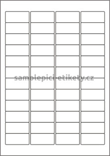 Etikety PRINT 45,7x21,2 mm bílé snímatelné (100xA4)