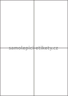 Etikety PRINT 105x148 mm (100xA4) - bílá matná polyesterová folie