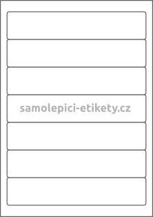 Etikety PRINT 192x38 mm (100xA4) - bílá matná polyesterová folie