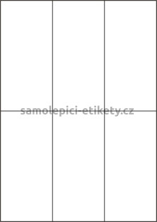 Etikety PRINT 70x148,5 mm (100xA4) - bílá matná polyetylenová folie 105 g/m2
