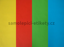 Etikety PRINT kruh průměr 50 mm barevné pastelové červené (100xA4)