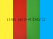 Etikety PRINT kruh průměr 95 mm barevné pastelové (100xA4)